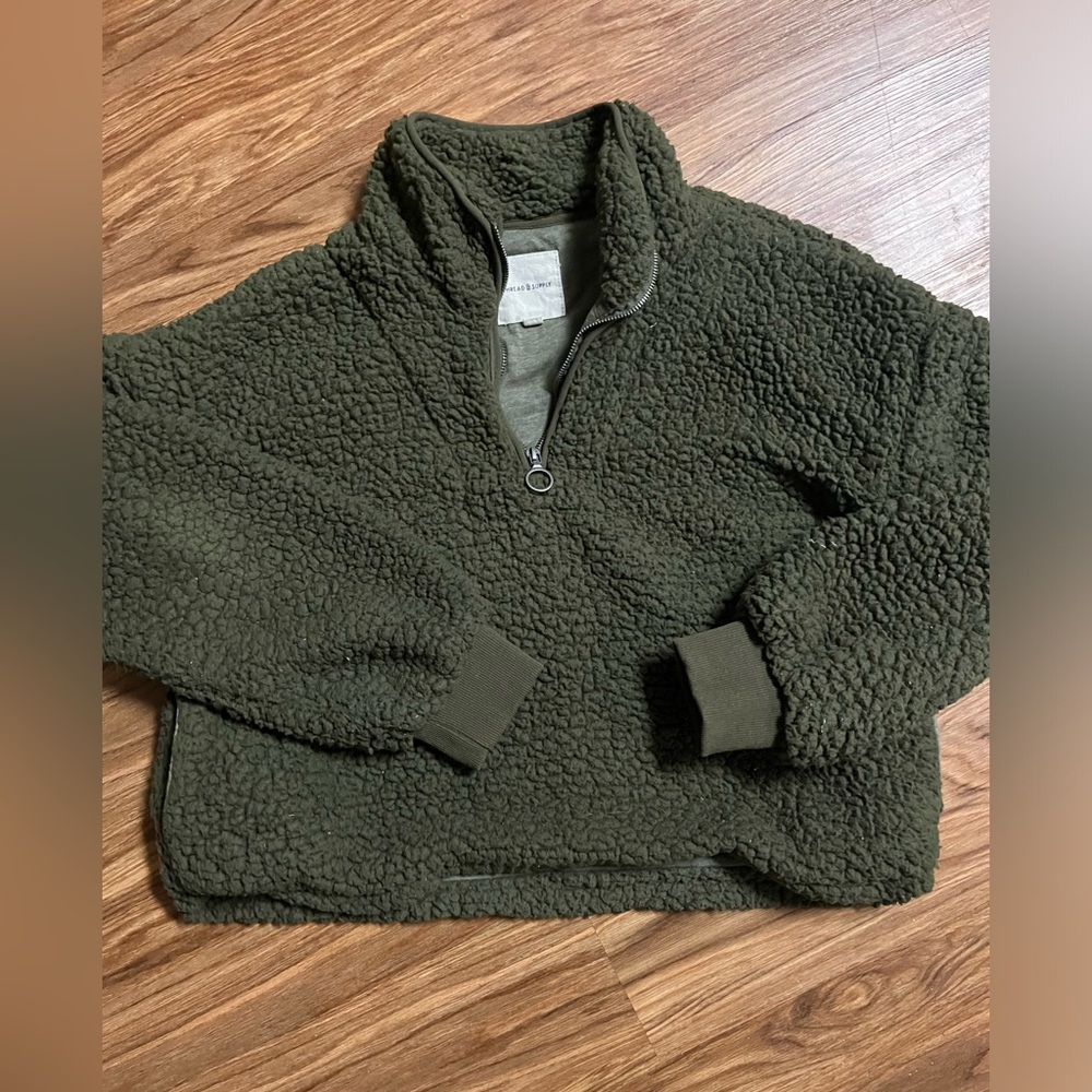 Thread & Supply cropped Sherpa